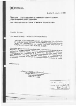 Brasilia, O5 de junho de 2D&pound;IEI &cent;ERRACAP