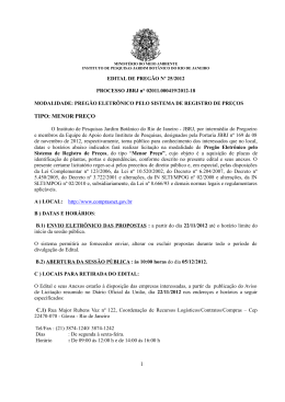 EDITAL N&ordm; 025/2012