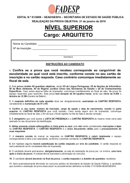 Prova - Calcule Mais