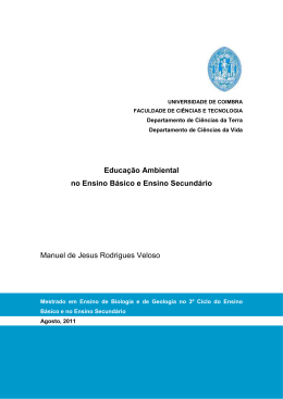 Disserta&ccedil;&atilde;o Manuel Veloso - Estudo Geral