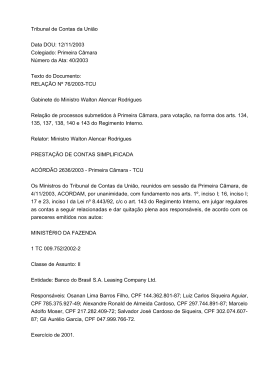 AC&Oacute;RD&Atilde;O 2636/2003