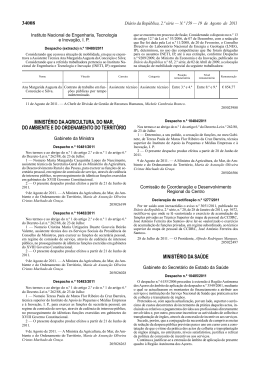 Despacho n&ordm; 10485/2011, de 19 agosto