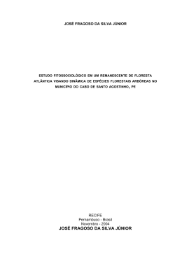 Jose Fragoso da Silva Junior - Biblioteca Digital de Teses e