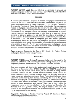 1 ALMEIDA J&Uacute;NIOR, Jos&eacute; Sim&otilde;es. Estrutura e