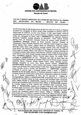 ` Secção do Ceará - OAB-CE – Ordem dos Advogados do Estado do
