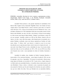 Artigo na &iacute;ntegra - Machado de Assis.net