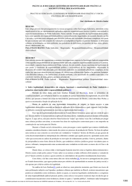 PR&Aacute;TICAS JUDICI&Aacute;RIAS: QUEST&Otilde;ES DE