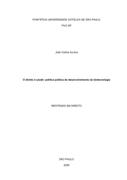 PONTIF&Iacute;CIA UNIVERSIDADE CAT&Oacute;LICA DE S&Atilde;O