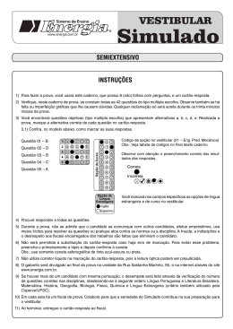 INSTRU&Ccedil;&Otilde;ES SEMIEXTENSIVO - Sistema de Ensino Energia