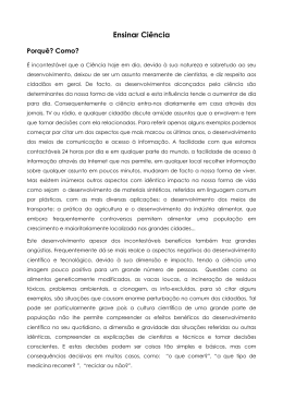 Ensinar Ci&ecirc;ncia