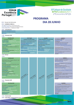 PROGRAMA - 28 e 29 Junho