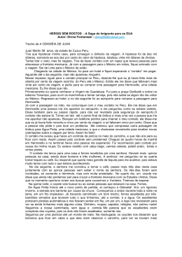 HEROIS SEM ROSTOS - A Saga do Imigrante para