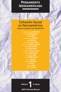 Cohesión social en Iberoamérica