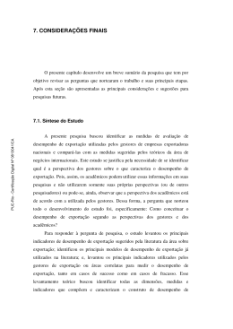 7. CONSIDERA&Ccedil;&Otilde;ES FINAIS