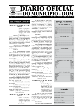 DOM1643-30072014 - Di&aacute;rio Oficial Eletr&ocirc;nico do Munic&iacute;pio de