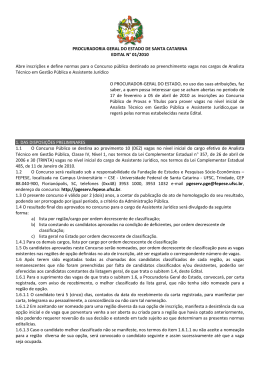 Abertura Edital