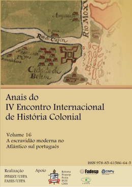 Volume 16 - A escravid&atilde;o moderna no Atl&acirc;ntico sul portugu&ecirc;s