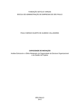 Tese de Doutorado - F&oacute;rum de Inova&ccedil;&atilde;o