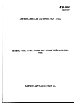 1º Termo Aditivo ao Contrato nº 092/2002