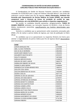 Comunicado &ndash; Reagendamento da Per&iacute;cia M&eacute;dica