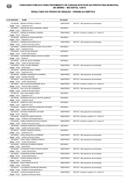 Resultado do pedido de isen&ccedil;&atilde;o da taxa de inscri&ccedil;&atilde;o