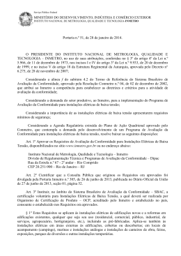 Portaria n.&ordm; 51, de 28 de janeiro de 2014. O PRESIDENTE
