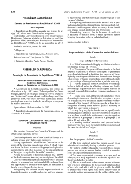 Resolu&ccedil;&atilde;o da Assembleia da Rep&uacute;blica n.&ordm; 7/2014