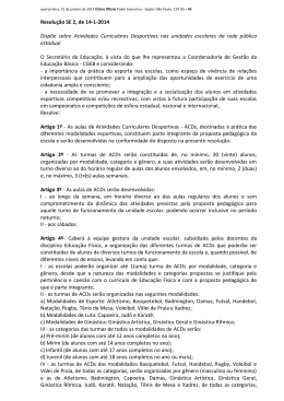 Resolução SE 2, de 14-1-2014 - Diretoria de Ensino de Itapevi