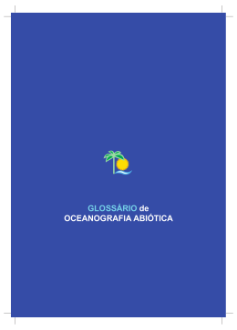 Gloss&aacute;rio de Oceanografia - Transfer&ecirc;ncia de Materiais Continente