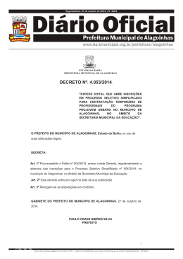 DECRETO Nº. 4.053/2014.