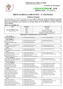 Provas Regulamentaes