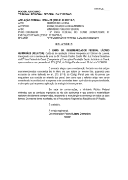 apela&ccedil;&atilde;o criminal 10386 - ce (2009.81.02.000718-7)