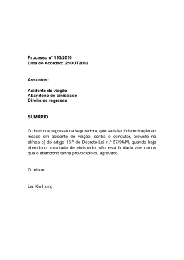Processo n&ordm; 845/2009