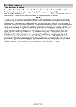 Estudo das bentonitas verde lodo da regi&atilde;o de Boa Vista, PB e suas