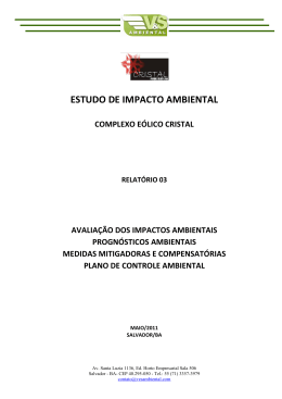 ESTUDO DE IMPACTO AMBIENTAL