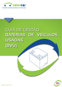 Guia de Gest&atilde;o de Baterias de Ve&iacute;culos Usados