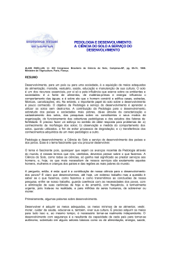 hiper - Pedologia e Desenvolvimento