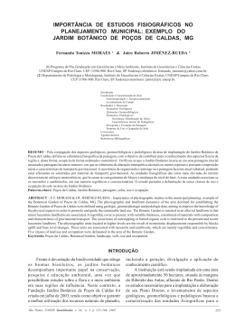 Art 3 Moraes - Revista Geoci&ecirc;ncias