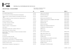 EDITORA DA UNIVERSIDADE DE S&Atilde;O PAULO