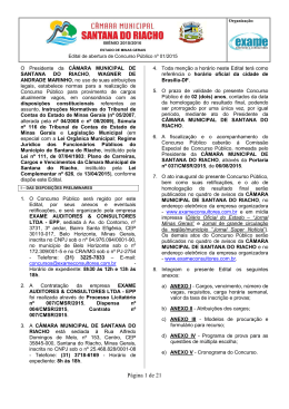 Edital - Exame Auditores & Consultores