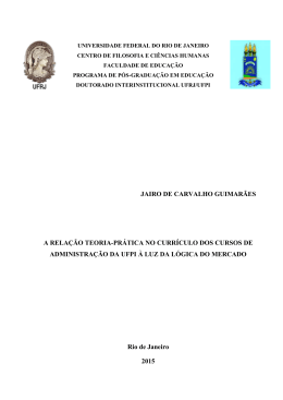 jairo de carvalho guimar&atilde;es a rela&ccedil;&atilde;o teoria