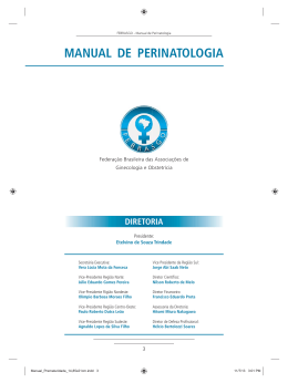 Manual de Perinatologia (Prematuridade)