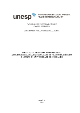jos&eacute; roberto sanabria de aleluia o ensino da filosofia no brasil