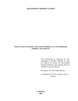 JOSE ROBERTO RIBEIRO GUERIOS - DSpace