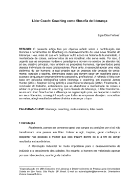 L&iacute;der Coach: Coaching como filosofia de lideran&ccedil;a