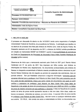 Recurso ao CONSAD por Ivete de Aquino Freire - secons