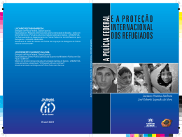 e a prote&ccedil;&atilde;o apol&iacute;ciafederal internacional dos refugiados