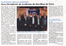 Novo Presidente da Academia do Bacalhau de Paris