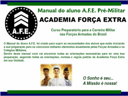 Manual do Aluno - Academia Força Extra