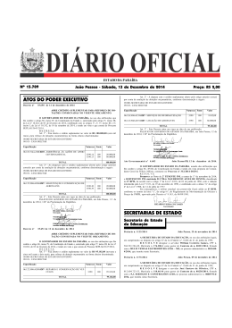 Di&aacute;rio Oficial 13-12-2014